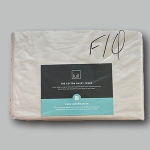 lull Cotton Duvet Cover Full/Queen Light Gray